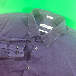 Calvin Klein Mens Dress Shirt Long Sleeve Button Down Modern Fit - Picture 1 of 6