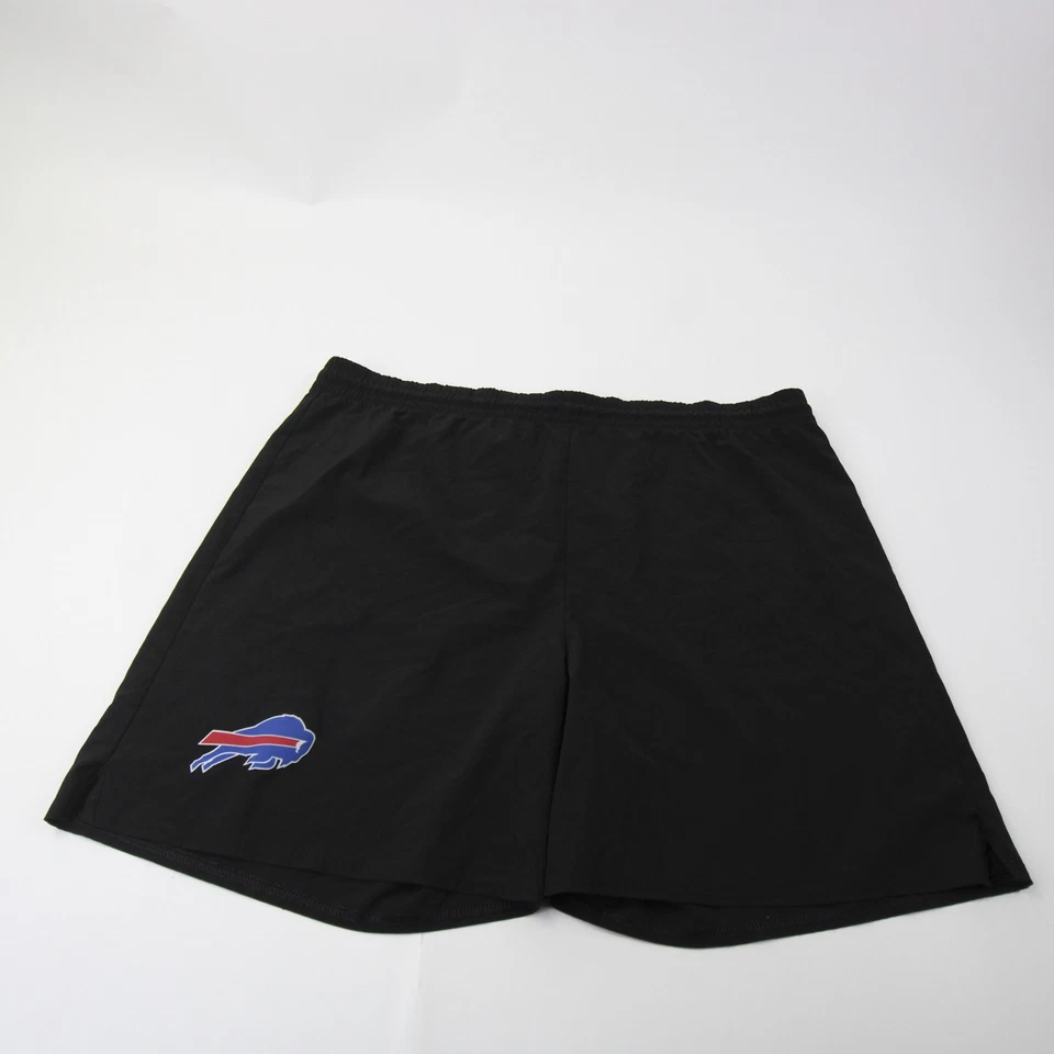 Buffalo Bills Unbranded Practice Shorts Men's Black Used - Image 1 of 1