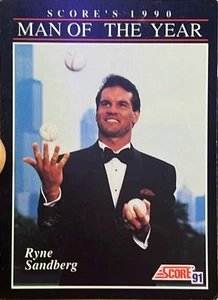 1991 Score #815 Ryne Sandberg - Picture 1 of 2