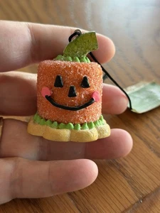 Seasons of Cannon Falls Halloween Kürbis Plätzchen Kuchen Glitzer Ornament - Bild 1 von 7
