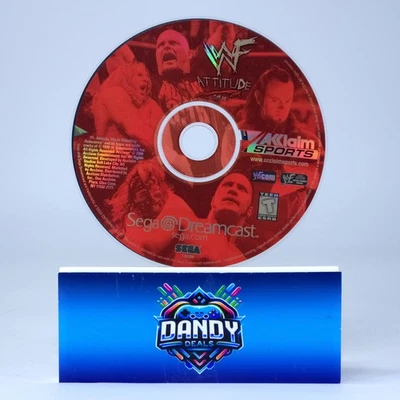 WWF Attitude W/ Manual - Sega Dreamcast - Image 1 of 2