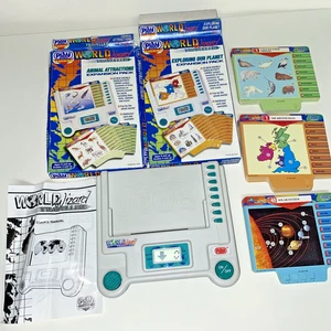 Vtech Play Tech - World Traveller Wizard 60 carte double face - istruzioni ottime condizioni - Foto 1 di 15