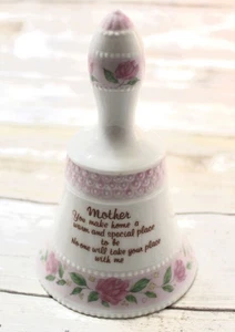 Sammlerstück seltene Vintage MUTTER Glocke mit Blumen Design - Bild 1 von 8