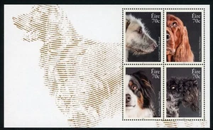 IRLANDA 2016 COMO NUEVA NH HOJA DE RECUERDO #2106b ¡Perros!! - Imagen 1 de 2