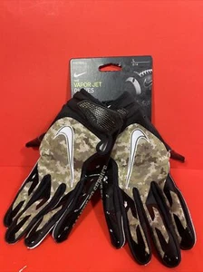 Nike Vapor Jet 6.0 NFL Salute To Service Adult Medium Football Gloves New $55 - Picture 1 of 4