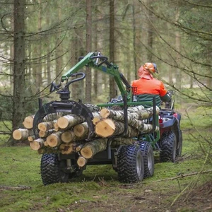 FORSTANHÄNGER Kellfri 3,6 MIT KRAN UND PUMPE Rückenanhänger Holzzange - Bild 1 von 22