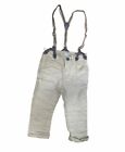 Scotch Shrunk Kids Boys Beige Chinos Trousers With Braces Age 4 14 Years Size
