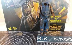 Hot Toys MMS476 Avengers Infinity War Rocket 1/6 action figure's body only 