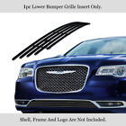 Fits 2015-2023 Chrysler 300C/S Lower Bumper Stainless Black Billet Grille