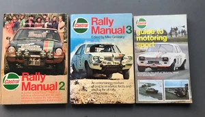 Castrol Rally Manual 2 (1972) & 3 (1974) + Guide to Motoring Sport (1971) Books - Picture 1 of 17