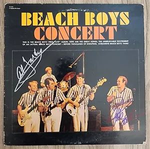 Mike Love & Al Jardine Signed The Beach Boys - Concert Vinyl Record LEGENDS RAD - Picture 1 of 2