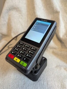 Verifone P400 Plus – Locked – AS-IS w/ Power Supply + ENS 367-4620 Stand, parts - Picture 1 of 2