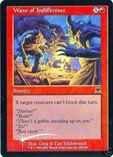 MTG - Onslaught - Wave of Indifference - 2X - Foil - NM