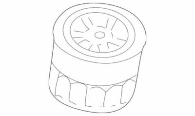 Genuine Mopar 1991-2005 Chrysler Sebring Front Filter Engine Oil Filter5175567AA - Image 1 of 2