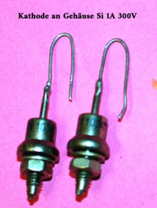 2 St. SY103 1A  300V Silizium Leistungsdiode Universaldiode Gleichrichter gepr. - Bild 1 von 1