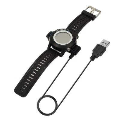 Cable base de carga USB cargador para Garmin Fenix / 2 piezas Quatix Tactix D2 Foto 1 de 4