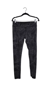 Beyond Yoga Sz Small/Medium Legging Black Swirl Dot Stretch - Picture 1 of 4
