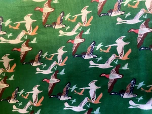 NWOT super cute Modcloth dress by Sunny Girl. Green with birds. Fit/flare. W XL - Picture 1 of 10