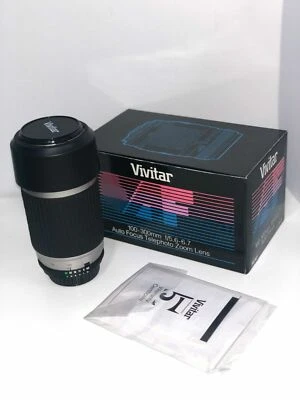 Vivitar AF 100-300mm f/5.6-6.7 Auto Focus Telephoto Zoom Lens for Nikon AF 35MM - Image 1 of 2