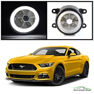 FORD MUSTANG FM HIGH POWER ANGEL EYE HALO RING FULL LED FOG LIGHTS, 2015-2017 - Bild 1 von 9