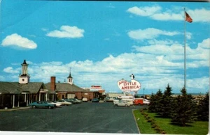 Chrome Postkarte Little America Reisezentrum Wyoming WY UNP - Bild 1 von 2