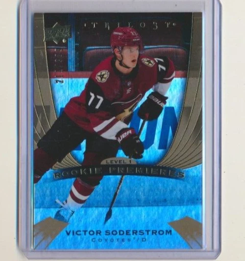 2020-21 Trilogy Rookie Premieres 77 Victor Soderstrom /999 Arizona Coyotes - Image 1 of 1