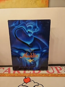 Walt Disney Classic Aladdin Deluxe Collector’s Video Edition VHS Lithograph - Picture 1 of 17