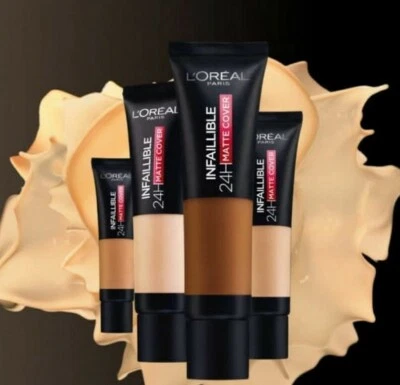 L'ORÉAL L'OREAL Infallible 24H Matte Cover Foundation 30ml - Various Shades