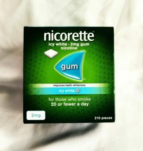 Nicorette Kaugummi Aromen 2 mg/4 mg 105/210 Stück | Raucherentwöhnung Hilfe - Bild 1 von 8