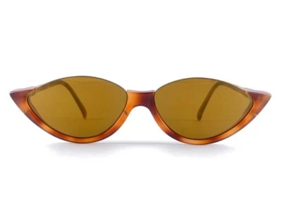 НОВЫЕ ВИНТАЖНЫЕ СОЛНЦЕЗАЩИТНЫЕ ОЧКИ MONTANA ЧЕРЕПАХА КОШАЧИЙ ГЛАЗ ОПРАВА ЗОЛОТЫЕ ЛИНЗЫ 80-Е ФРАНЦИЯ - Изображение 1 из 4