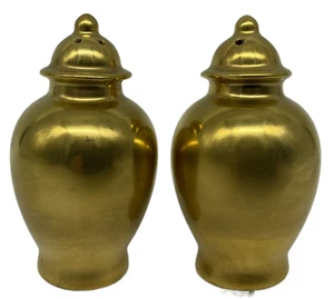 Gold Salt & Pepper Set by Fitz & Floyd - Picture 1 of 3