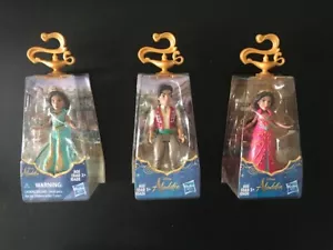 1 Disney Aladdin Live Action Film Puppe Prinzessin Jasmin blau rosa Kleid Mini 3" - Bild 1 von 6