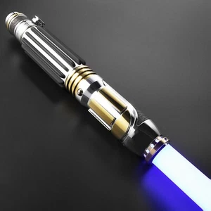 Mace Windu Metal lightsaber 21 sound fonts LED pixel blade Custom Sound Font - Picture 1 of 4