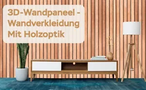 3D Wandpaneel »Holzpaneel »Wandverkleidung, Holzoptik,Styropor - Bild 1 von 22