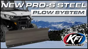 KFI 60" 2.0 Pro-S Steel Snow Plow Kit for 2018-2022 Hisun Sector 750 / 750 Crew - Picture 1 of 6