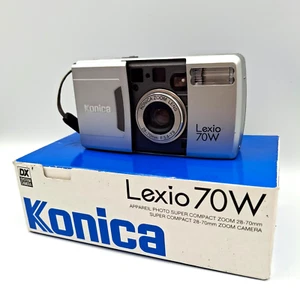 Konica Lexio 70W analoge Kompaktkamera 35mm Vintage Kamera 28-70mm Zoomobjektiv refB - Bild 1 von 8