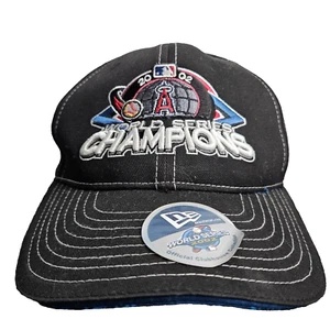California Angels Hat Baseball Cap New Era MLB 2002 World Series Champions Retro - Picture 1 of 5
