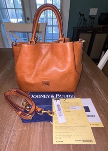 Dooney & Bourke Florentine Brenna Leather Purse w/ Authenticity Natural SOLD OUT - Picture 1 of 13
