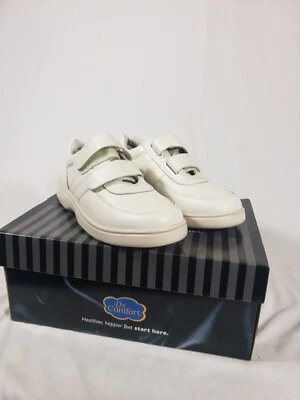 Dr. Comfort Collette #0040 White Leather Comfort Shoes Sz 8.M Ships Free  - Image 1 of 4