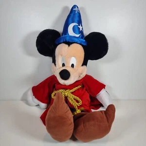Disney Mickey Mouse Sorcerer's Apprentice Cuddly Plush Toy Walt Disney World - Picture 1 of 8