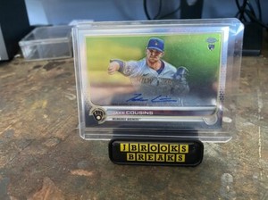 JAKE COUSINS 2022 Topps Chrome #RA-JC Rookie Card Autograph. Brewers RC Auto.