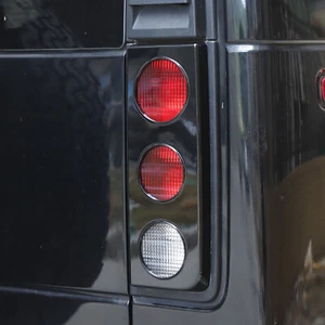 Tail Light Frame Glossy Black Taillight Ring Trim Cover For Hummer H2 SUV 03-09 - Picture 1 of 15