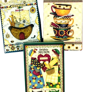 3 cajas de tarjetas de notas Debbie Mumm Friends Time for Tea Noah's Journey 30 ct REGALO G - Imagen 1 de 6