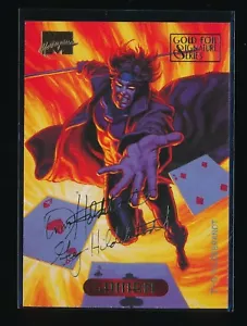 1994 FLEER MARVEL MASTERPIECES GOLD SIGNATURE #41 GAMBIT - Picture 1 of 2