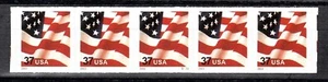 USA PNC SC# 3632A FLAG 37c. S.A.MNH PL# S1111 SOLID TAG - Picture 1 of 1