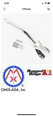 Brazo espejo Rugged Ridge LH CROMO CJ 11012.01  Foto 1 de 2