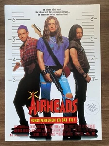 Airheads Brendan Fraser Steve Buscemi A. Sandler 1994 Danish Movie Press Release - Picture 1 of 3