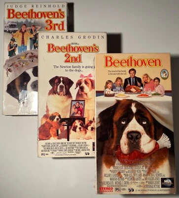 Beethoven Trilogy (VHS, 1992, 1994, 2000, Sold as a Set) - Image 1 of 4