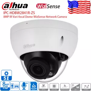 Dahua 8MP Dome 5x Zoom Starlight Wizsense IP poe Camera Audio IPC-HDBW2841R-ZS - Picture 1 of 16