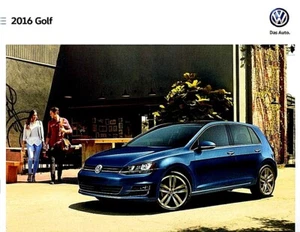 2016 VOLKSWAGEN VW GOLF—14 PAGE U.S. SALES BROCHURE—S SE SEL—2DR 4DR—NEW NOS - Picture 1 of 1
